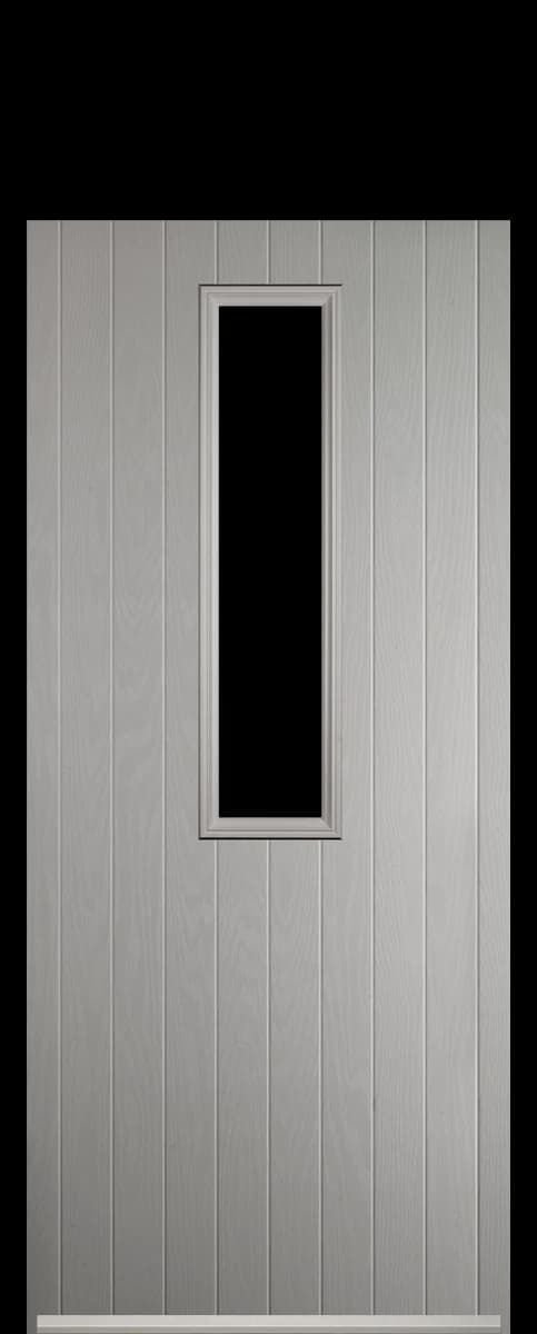 Windrush composite front door in Agate Grey.
