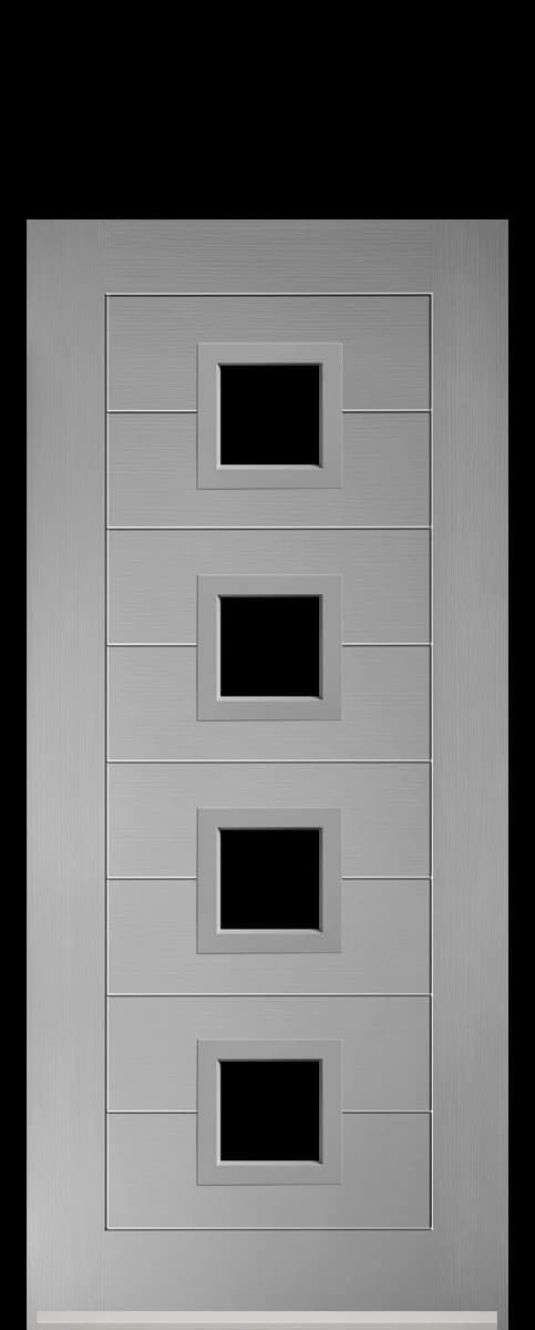 Kelso composite front door in Agate Grey.