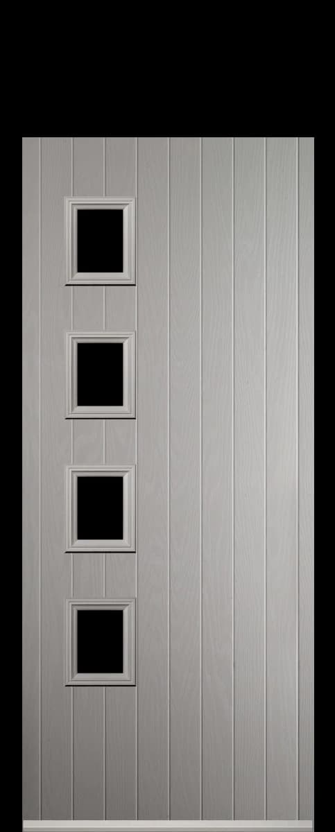 Osmington composite front door in Agate Grey.