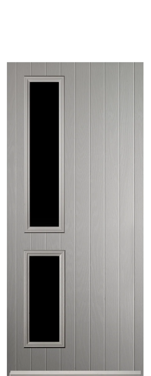 Sandhurst composite front door in Agate Grey.