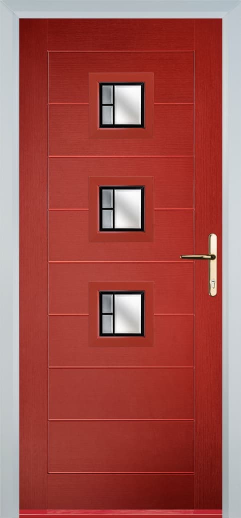 Portavelle Penhurst composite front door in Red
