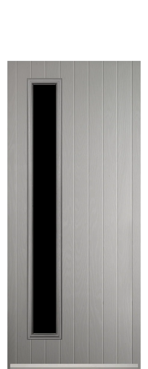Bledlow composite front door in Agate Grey.