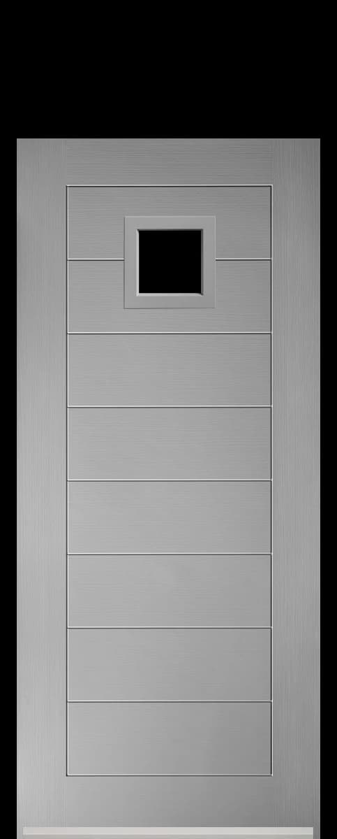 Ridgeway composite front door in Agate Grey.