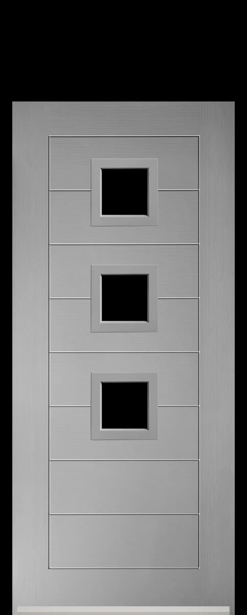 Calder composite front door in Agate Grey.