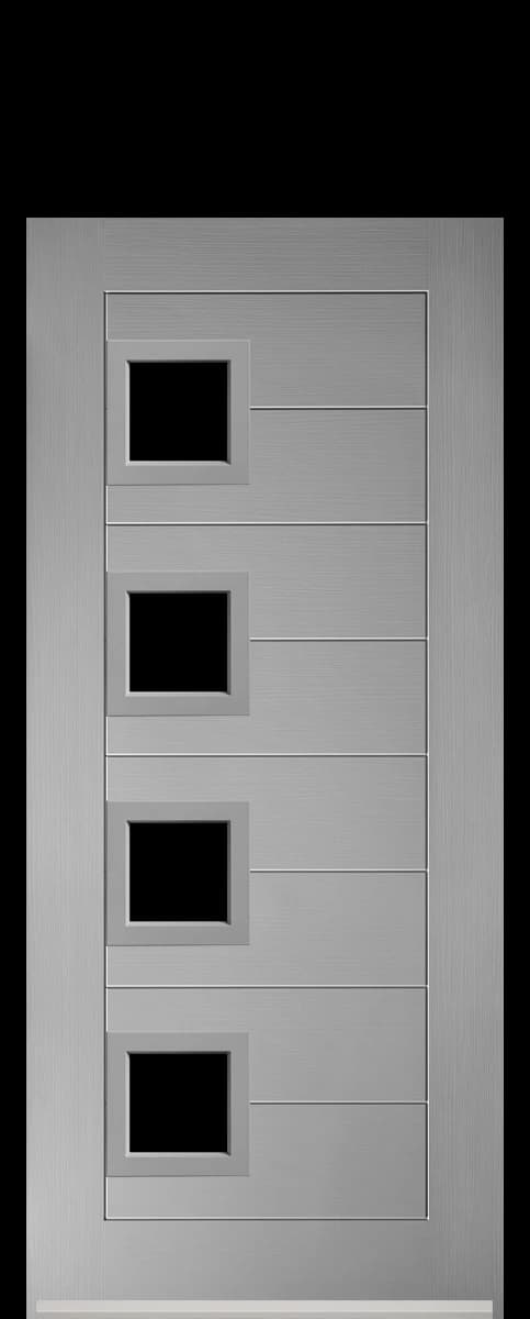 Ellington composite front door in Agate Grey.