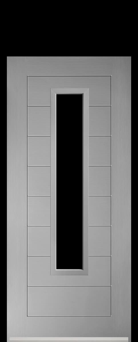 Langton composite front door in Agate Grey.