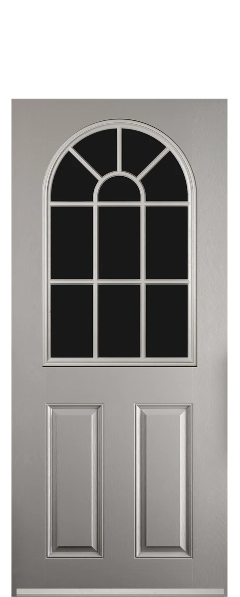 Eastney composite front door in Agate Grey.