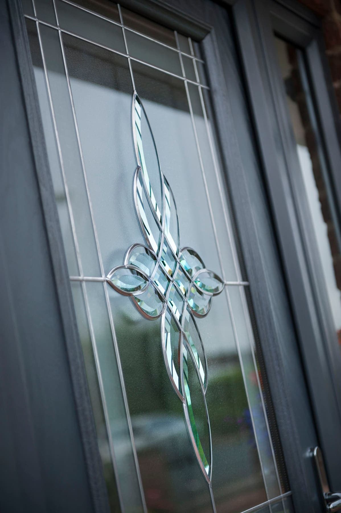 Portavelle Aldbury composite front door with Crystal Harmony glass