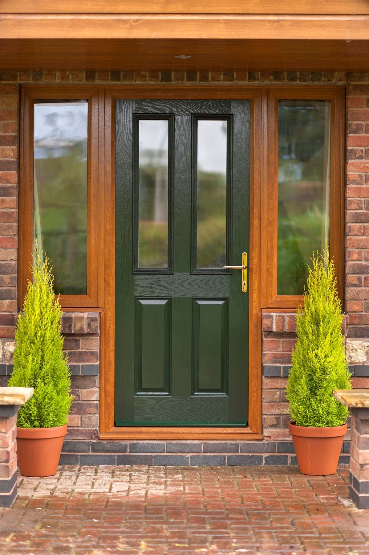 Portavelle Ashcombe composite front door in Green