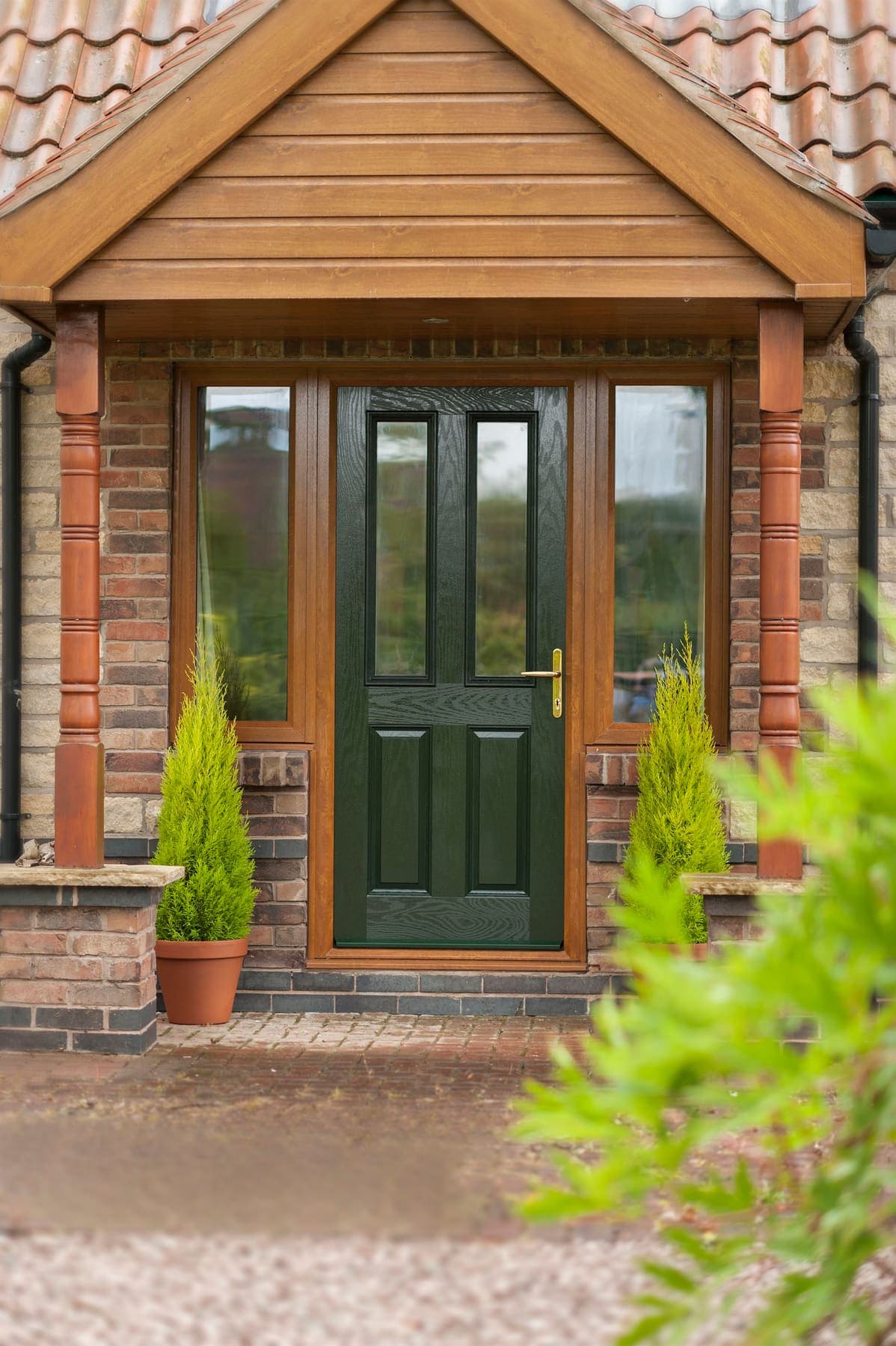 Portavelle Ashcombe composite front door in Green