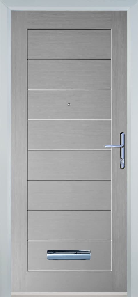 Portavelle Wistow composite front door in Agate Grey