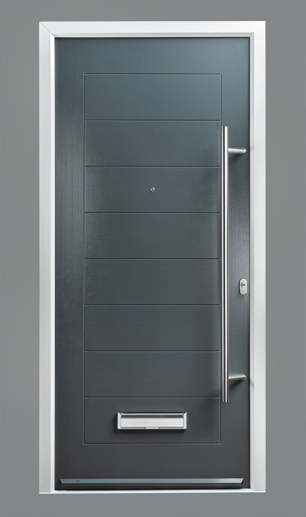 Portavelle Wistow composite front door in Anthracite Grey