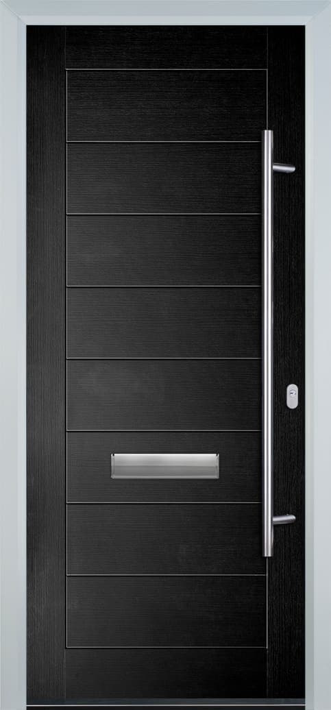 Portavelle Wistow composite front door in Black