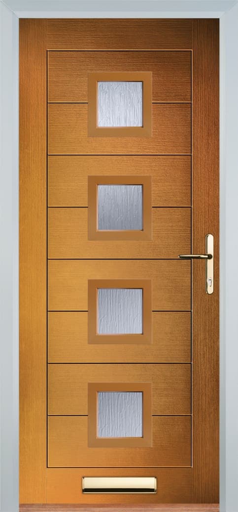 Portavelle Welford composite front door in Oak